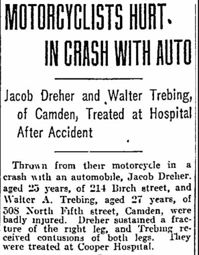 Jacob Dreher, 214 Birch Street, 1917
