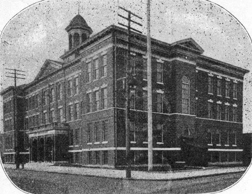 John S. Read Public School, northeast corner of North 5th Street and York Street, Camden, NJ, circa 1909