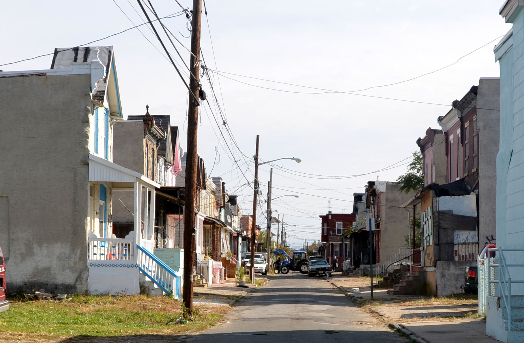 Looking east on Bailey Street from North 5th Street — November 4, 2011