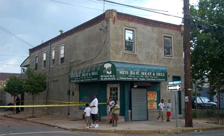 Southeast Corner of South 5th & Division Streets, July 31, 2011