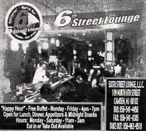 6th Street Lounge advertisement, October 2003