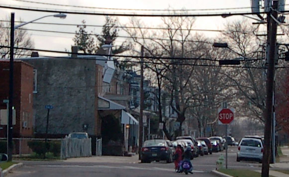 7th Street at Ferry Avenue, looking south, March 29, 2009