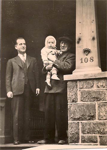Louis Charles DeLisle with family at 108 North 7th Street, Camden