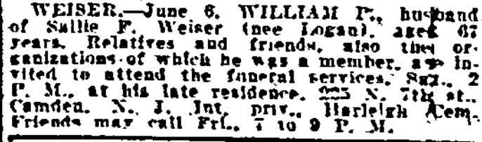 225 North 7th Street, Philadelphia Inquirer, June 10, 1922