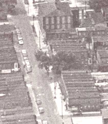 Aerial view of North 7th Street from 638 to 500, July 7, 1965