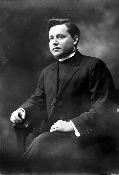 Reverend Paul C. Weber, pastor of Epiphany Evangelical Lutheran Church, 1920s
