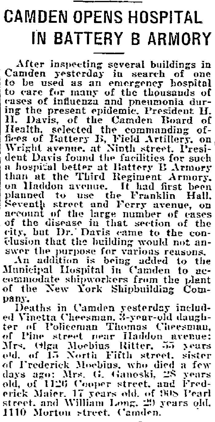 1916 South 7th Street, Philadelphia Inquirer, October 7, 2018