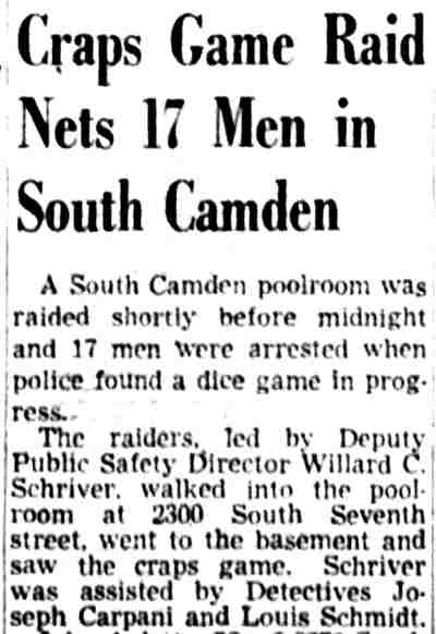 2300 South 7th Street, Camden Courier-Post, August 25, 1951
