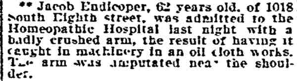 1018 South 8th Street, Philadelphia Inquirer, April 28, 1906