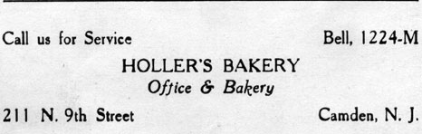 Tall Cedars of Lebanon, Camden Forest No. 5, 6th Annual Show Program, April 1931 — Holler's Bakery