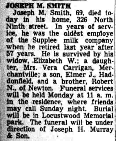 Camden Courier-Post, January 29, 1948 — 326 North 9th Street