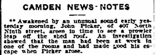 Philadelphia Inquirer, June 10, 1910 — 407 North 9th Street