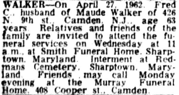 Camden Courier-Post, April 28, 1962 — 426 North 9th Street