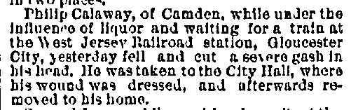 Philadelphia Inquirer, November 22, 1886 — 906 North 9th Street