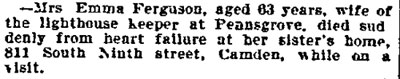 Philadelphia Inquirer, August 11, 1901 — 811 South 9th Street