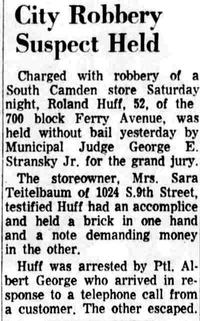 1024 South 9th Street, May 6, 1967