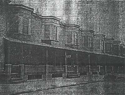 702 to 714 South 9th Street, photograph from 1902