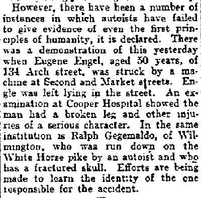 134 Arch Street - Edward Engel - Philadelphia Inquirer September 8, 1915
