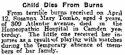 309 Atlantic Avenue, Andrew Tomko and family, Philadelphia Inquirer, April 28, 1915 — click for PDF