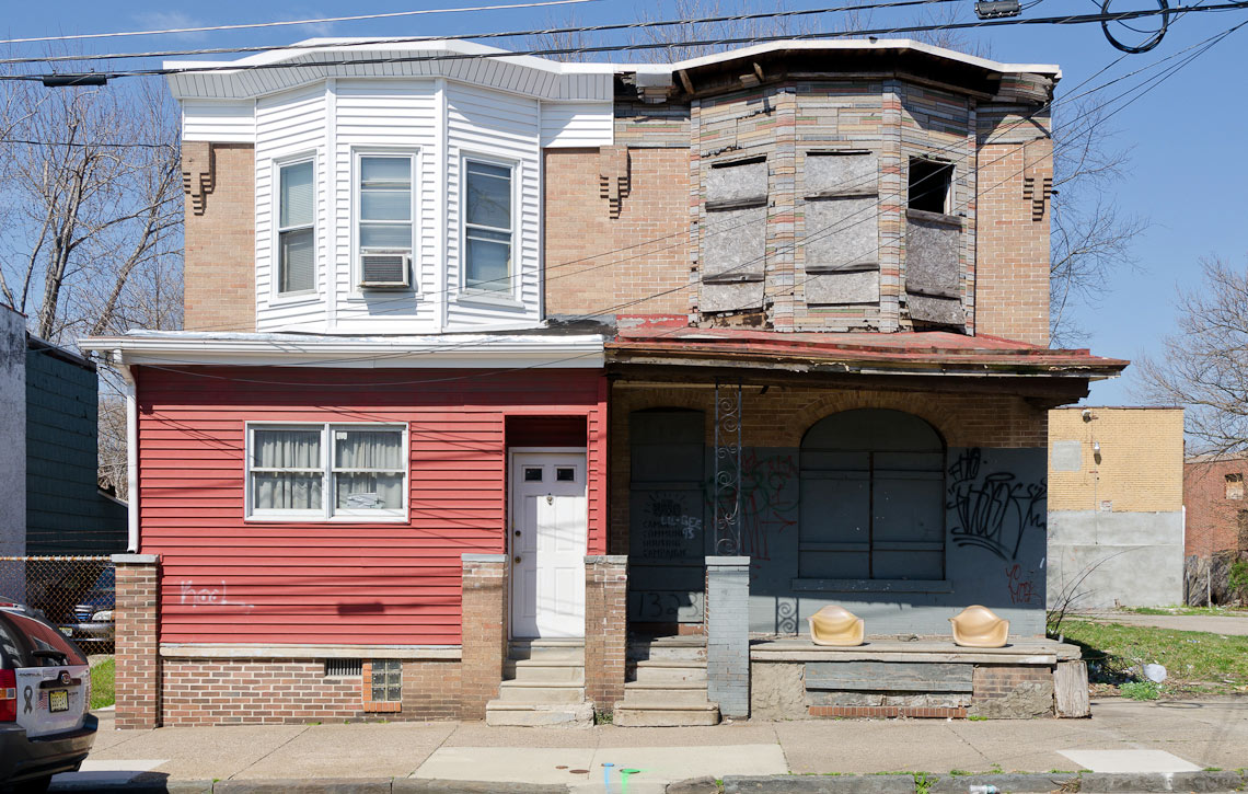 1321 and 1323 Atlantic Avenue, photograph taken March 19, 2012