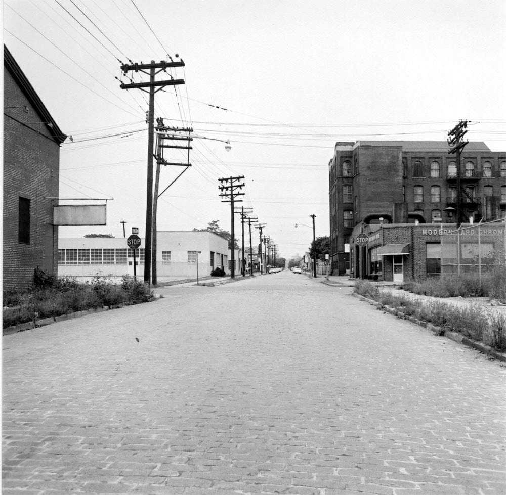 Looking north on South 6th Street towards Atlantic Avenue, October 12, 1965