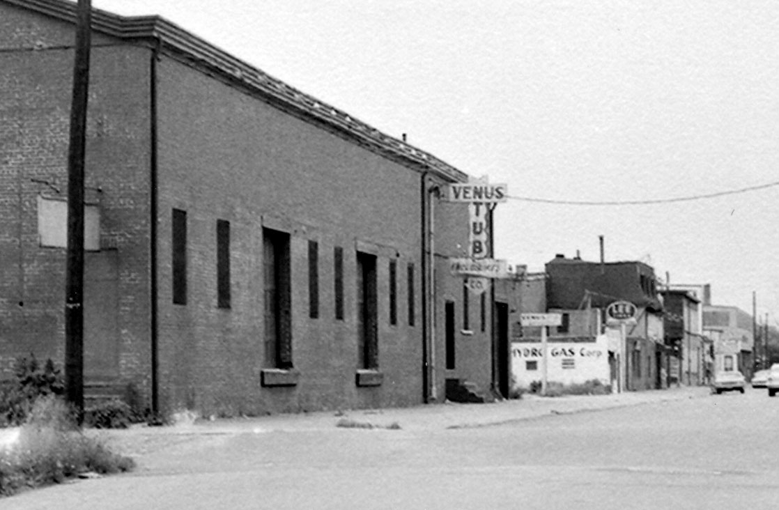 Looking west on Atlantic Avenue towards South 6th Street, second view, October 12, 1965