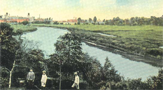 Bird's Eye View of Cooper's River North from Forest Hill, Camden, c. 1910