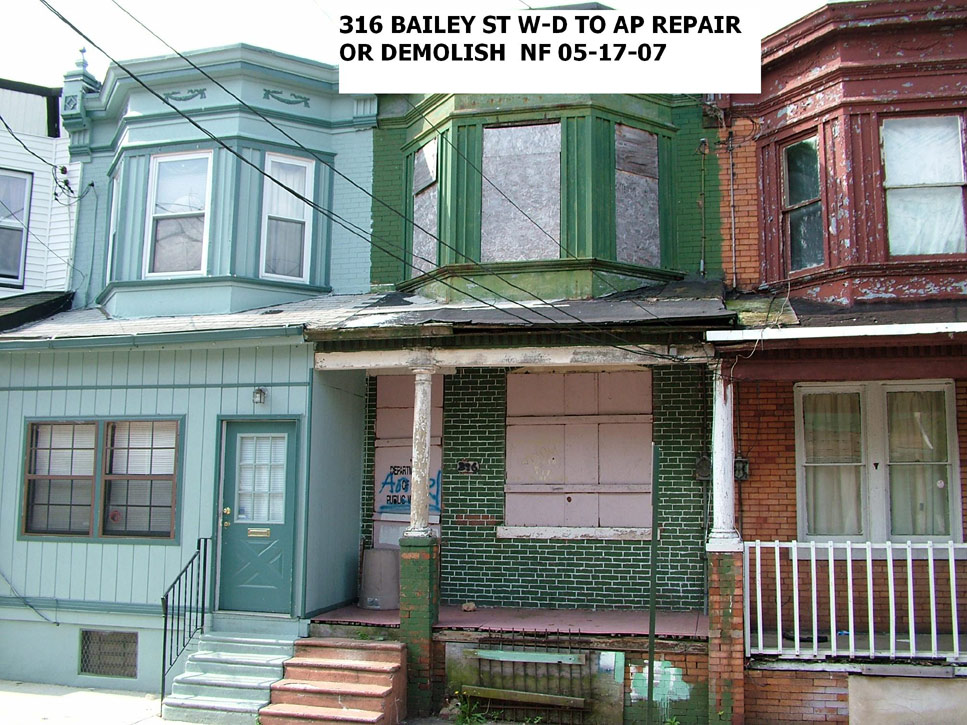 316 Bailey Street, May 17, 2007