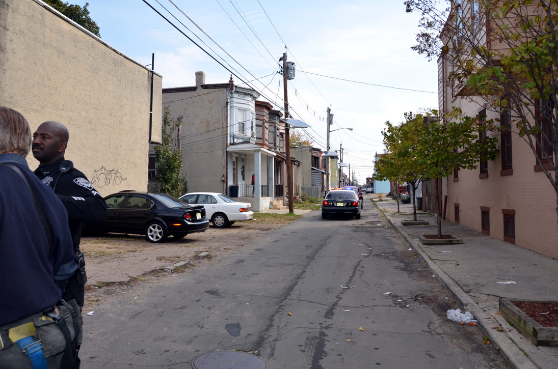 Looking east on Bailey Street from North 4th Street — October 24, 2011