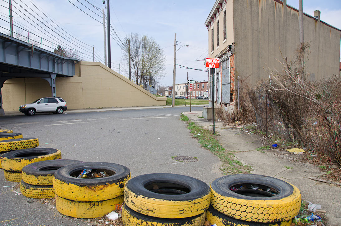 Northeast corner of Louis Street and Bannard Alley
