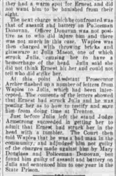 Camden Post-Telegram, February 10, 1900, page 2
