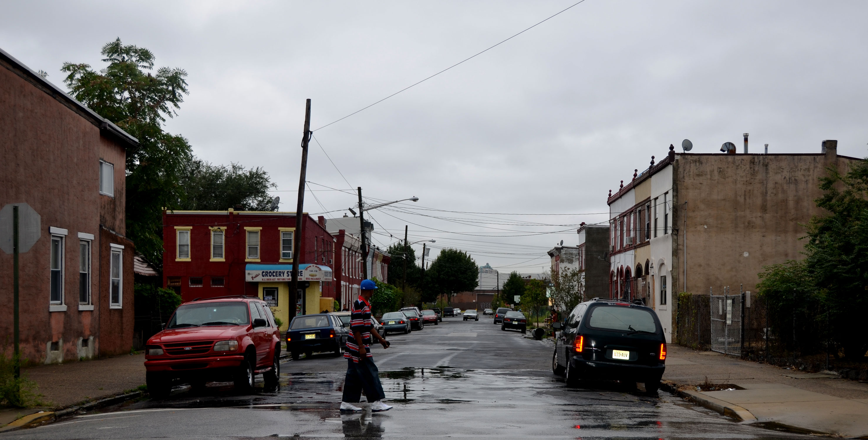 Looking west on Beckett Street from West Street, September 8, 2011