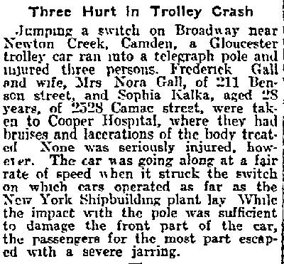 211 Benson Street, Philadelphia Inquirer, July 19, 1915