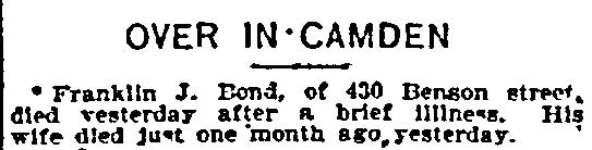 430 Benson Street, Philadelphia Inquirer, July 9, 1897