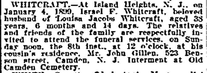 523 Benson Street, Philadelphia Inquirer, August 6, 1906
