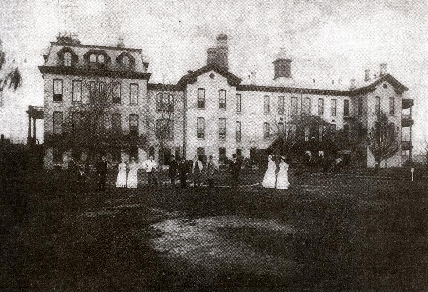 Cooper Hospital, 600 block of Benson Street, about 1890