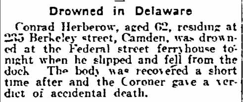 235 Berkley Street — Philadelphia Inquirer, July 24, 1917