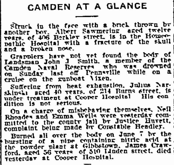 Camden at a Glance - Philadelphia Inquirer, June 19, 1915