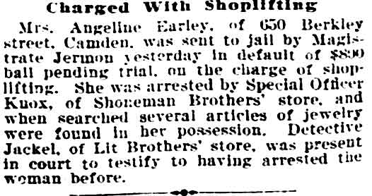 650 Berkley Street — Philadelphia Inquirer, September 8, 1899