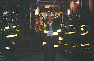 Fire at 117 Birch Street, October 14, 2003