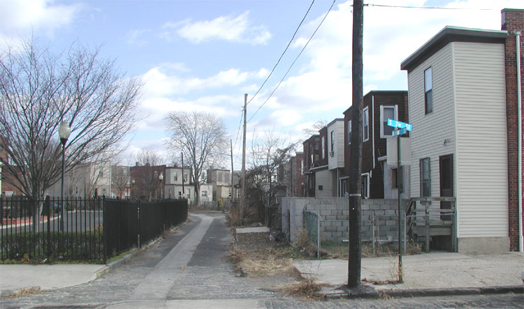 Intersection of South 7th Street and Blaine Street, December 27, 2005