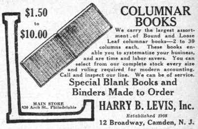 Harry B. Levis Inc., 12 Broadway 2nd Floor, Camden Courier-Post, March 29, 1932
