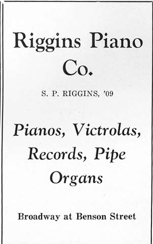 Camden High School Purple & Gold Yearbook, January 1928 — Samuel P. Riggins, 404 Chambers Avenue
