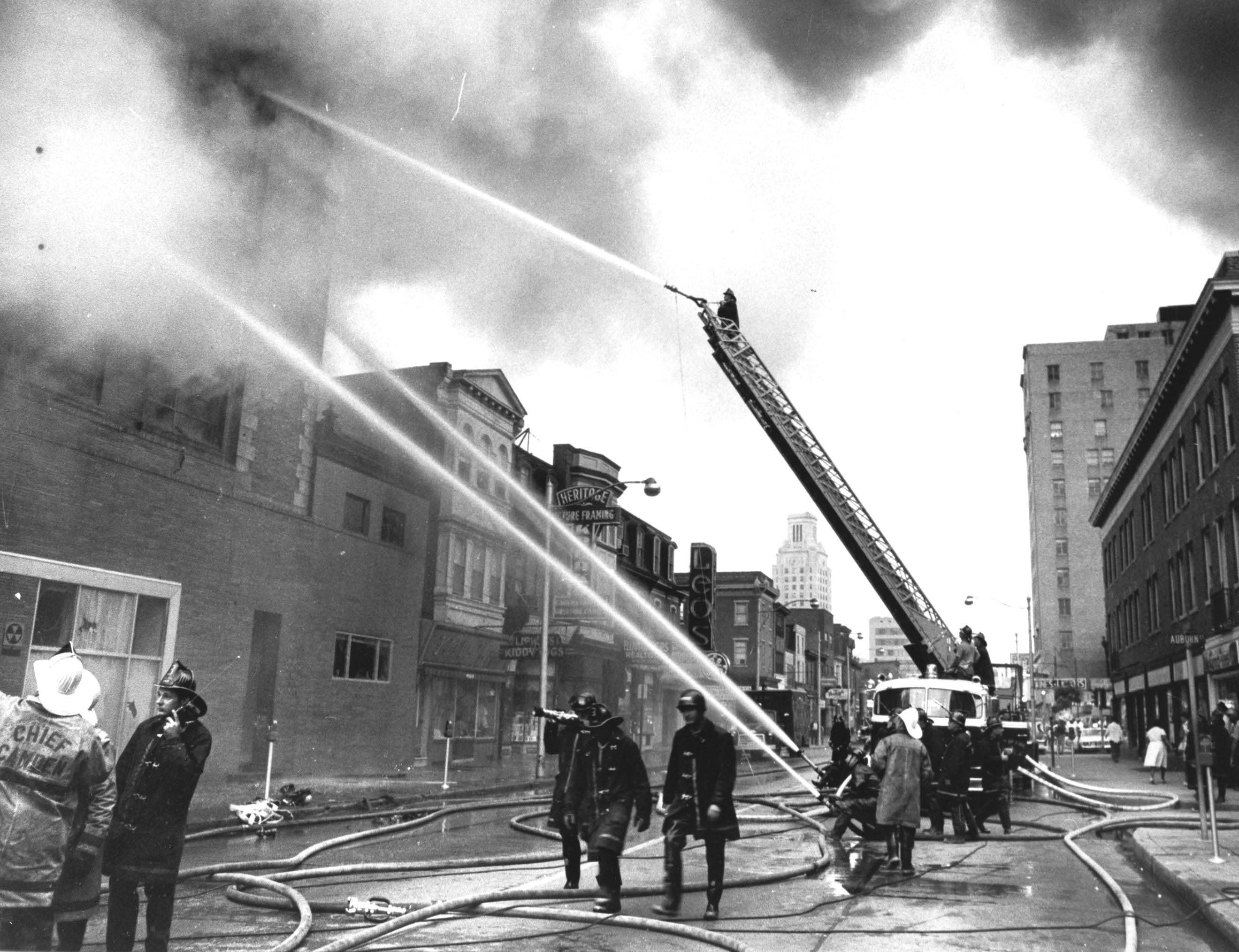 Fire at 413-417 Broadway, August 14, 1968