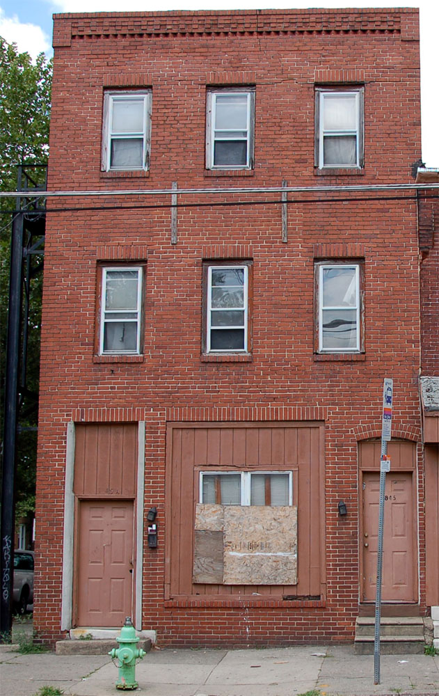 Northwest corner — 1845 Broadway, photo taken June 25, 2011
