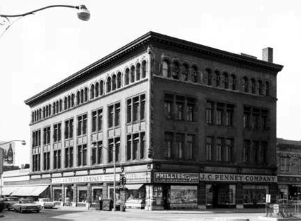 Southwest corner of Broadway and Federal Street, 1960s