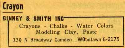 130 North Broadway, Crayola 1955