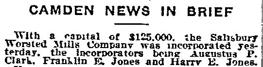 Camden News in Brief - Philadelphia Inquirer, February 10, 1914