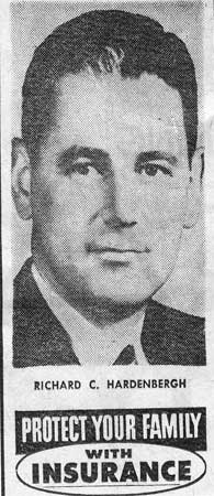Richard C. Hardenbergh Agency, portrait, Camden Courier-Post, May 19, 1964