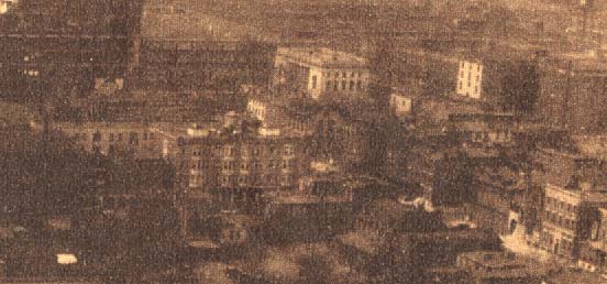 Aerial photo of 201 to 311 Cooper Street, late 1930s